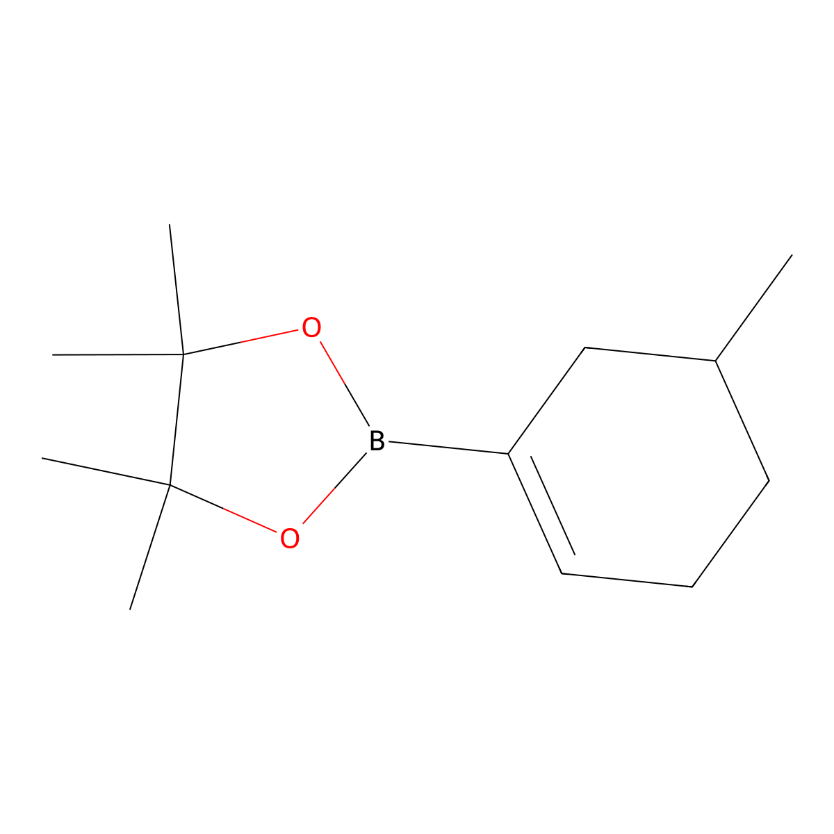 4,4,5,5-Tetramethyl-2-(5-methylcyclohex-1-en-1-yl)-1,3,2-dioxaborolane molecular structure, CAS 1046831-99-5