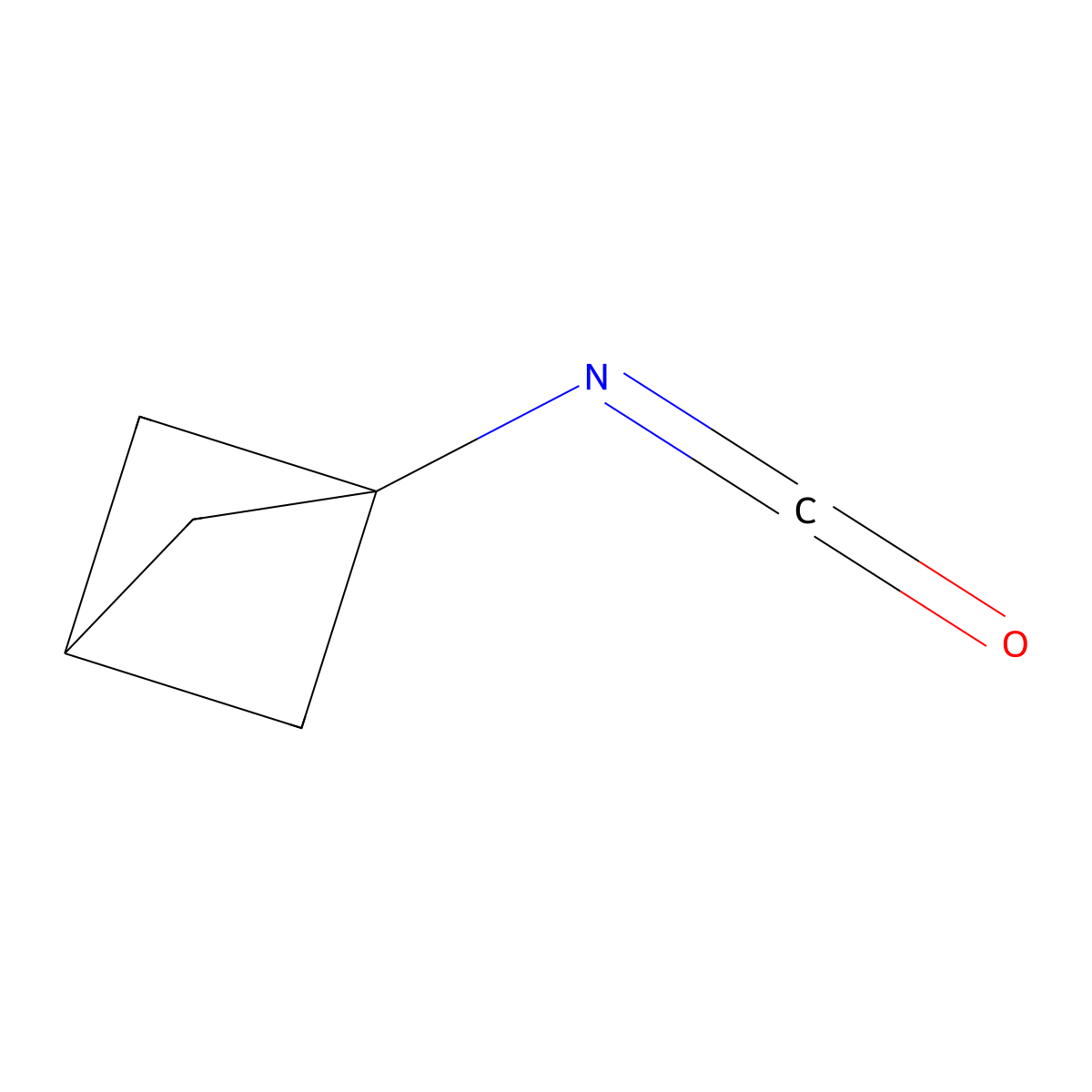 1-Isocyanatobicyclo[1.1.1]pentane molecular structure, CAS 1046861-73-7