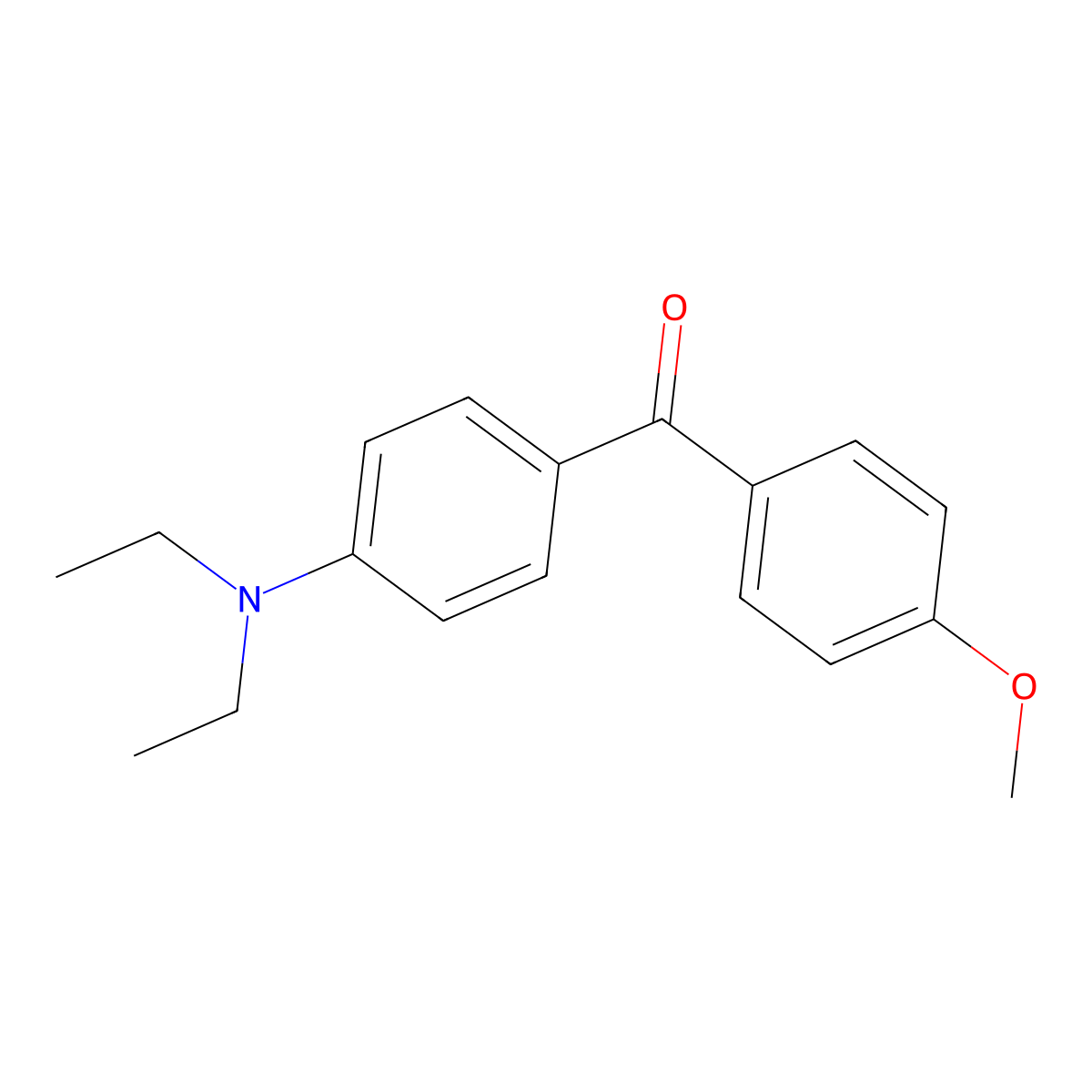 [4-(Diethylamino)phenyl](4-methoxyphenyl)methanone molecular structure, CAS 104689-69-2