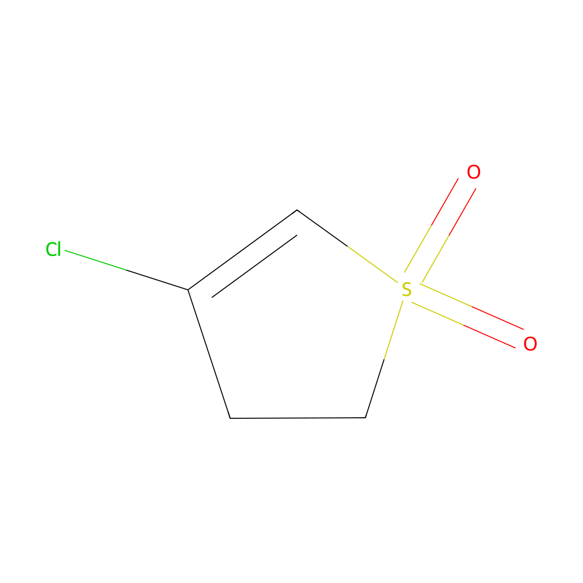 4-Chloro-2,3-dihydrothiophene 1,1-dioxide molecular structure, CAS 10469-67-7