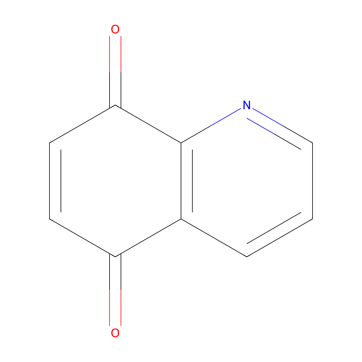 5,8-Dihydroquinoline-5,8-dione molecular structure, CAS 10470-83-4
