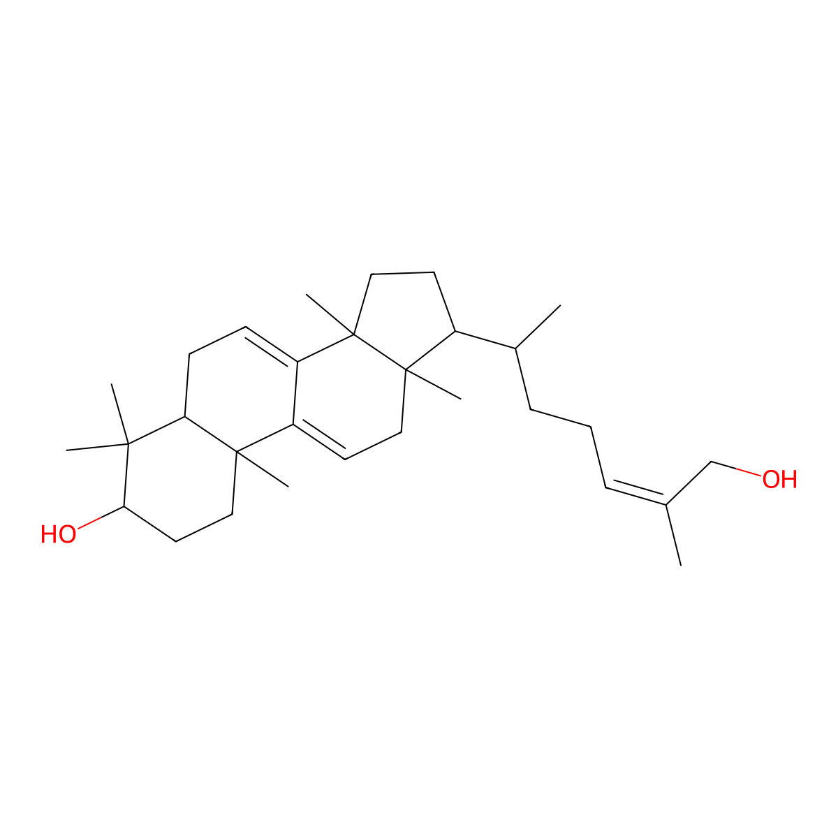 Ganoderol B molecular structure, CAS 104700-96-1
