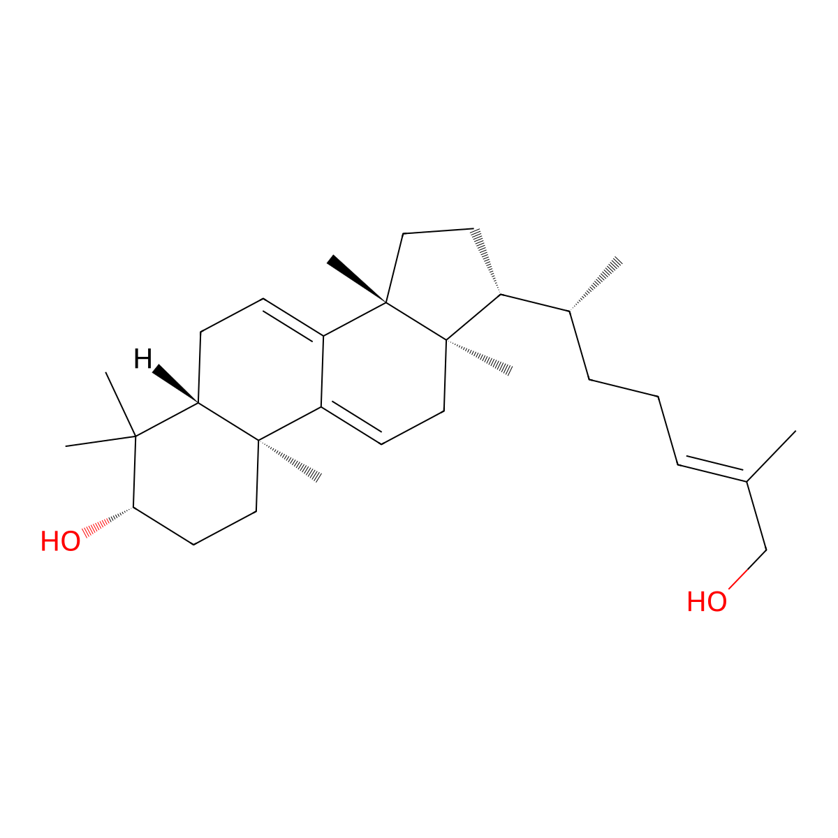 Ganoderol B molecular structure, CAS 104700-96-1