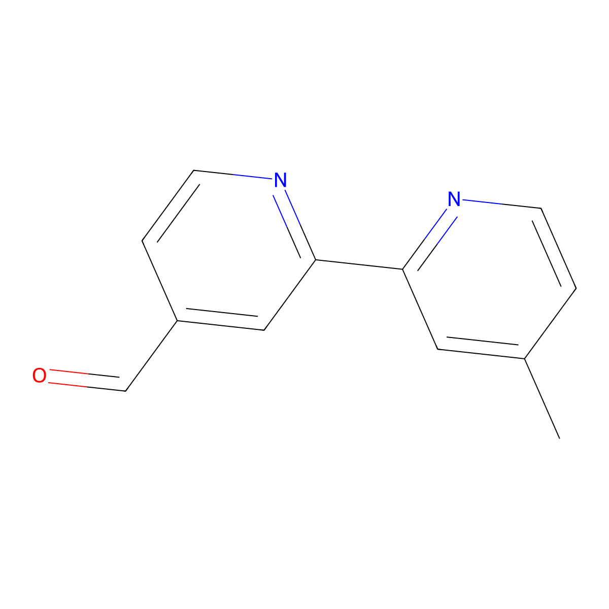2-(4-Methylpyridin-2-yl)pyridine-4-carbaldehyde molecular structure, CAS 104704-09-8