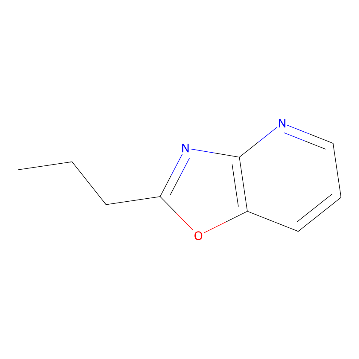 2-Propyloxazolo[4,5-b]pyridine molecular structure, CAS 104711-71-9