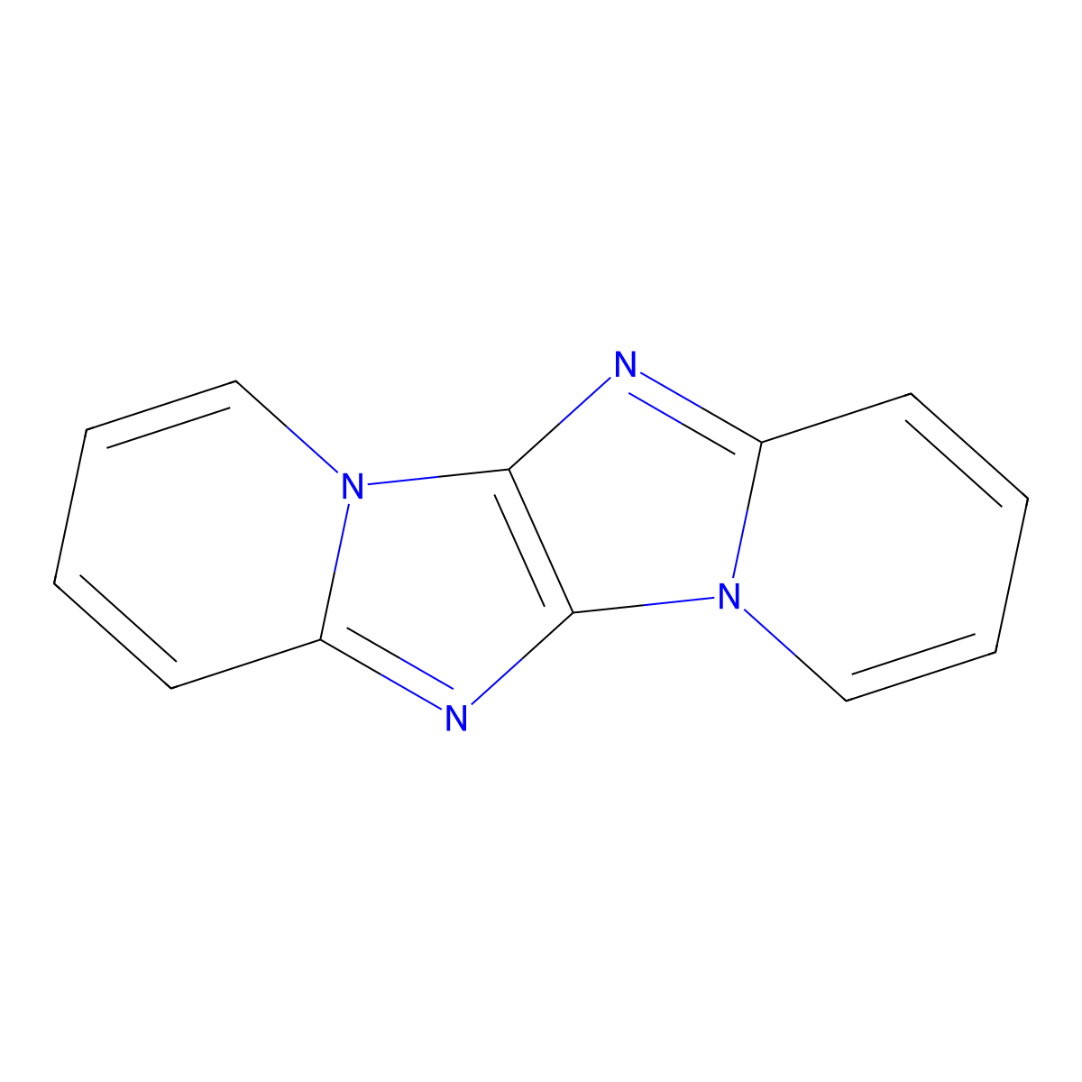 Pyrido[2'',1'':2',3']imidazo[4',5':4,5]imidazo[1,2-a]pyridine molecular structure, CAS 104716-50-9