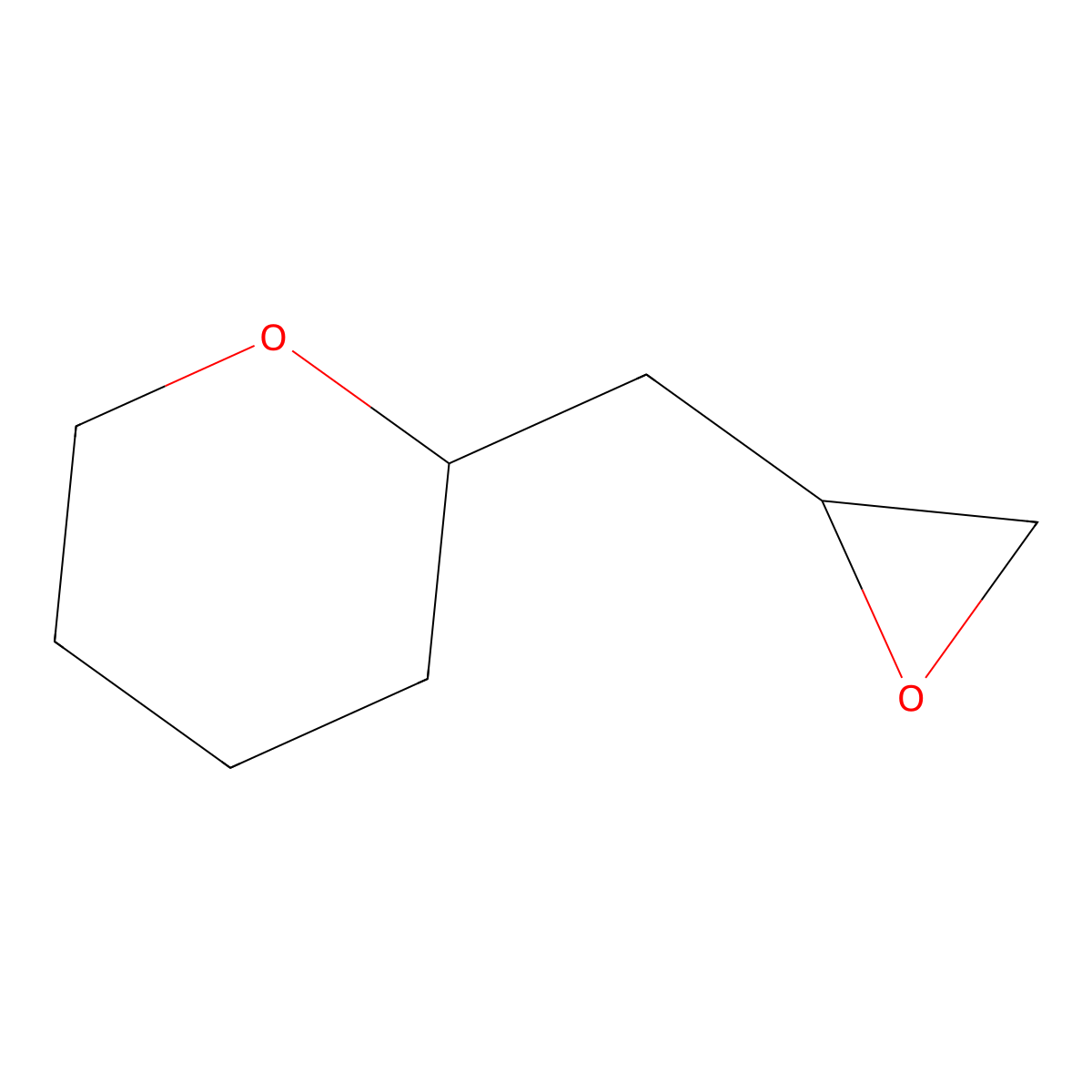 2-[(Oxiran-2-yl)methyl]oxane molecular structure, CAS 104727-83-5