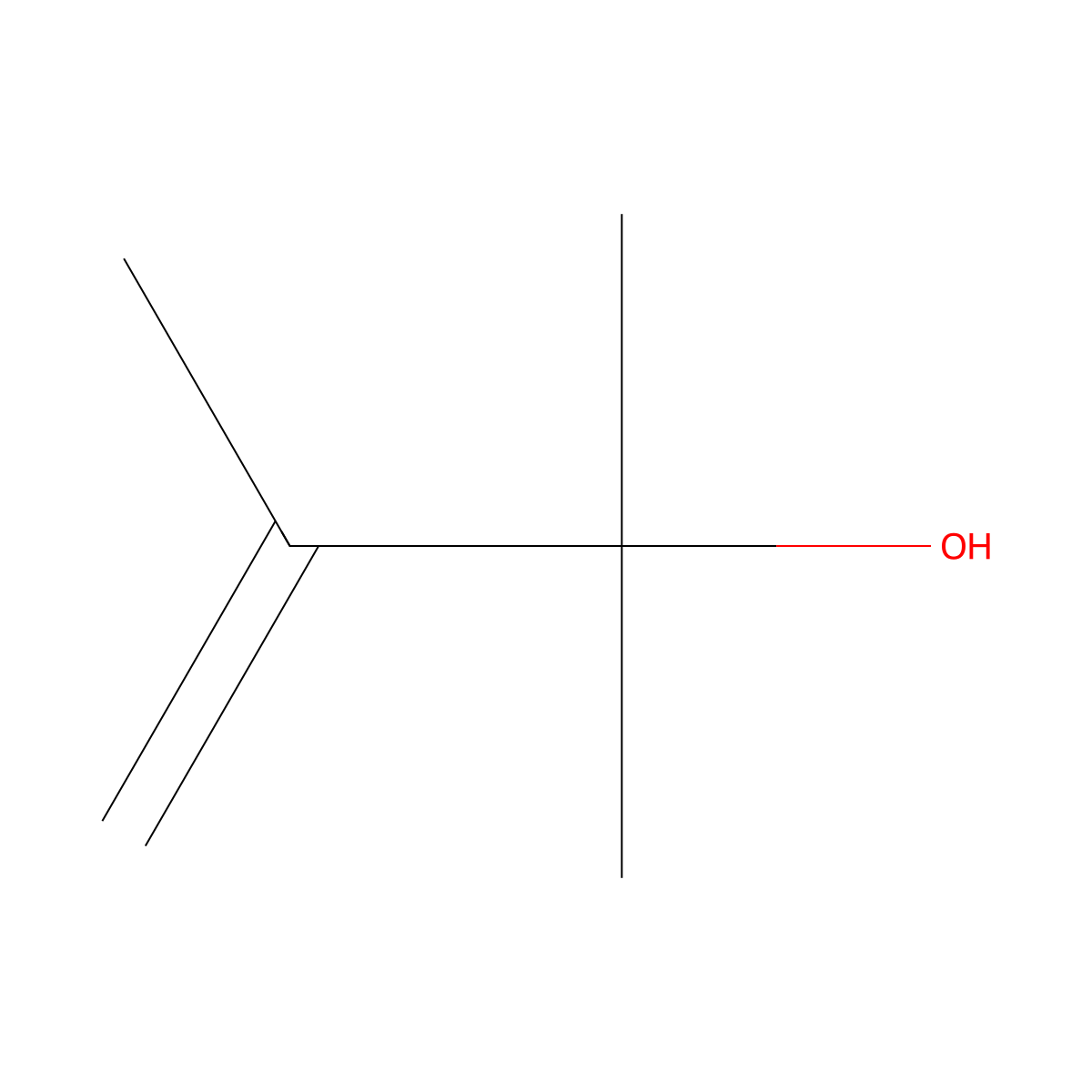 2,3-Dimethyl-3-buten-2-ol molecular structure, CAS 10473-13-9