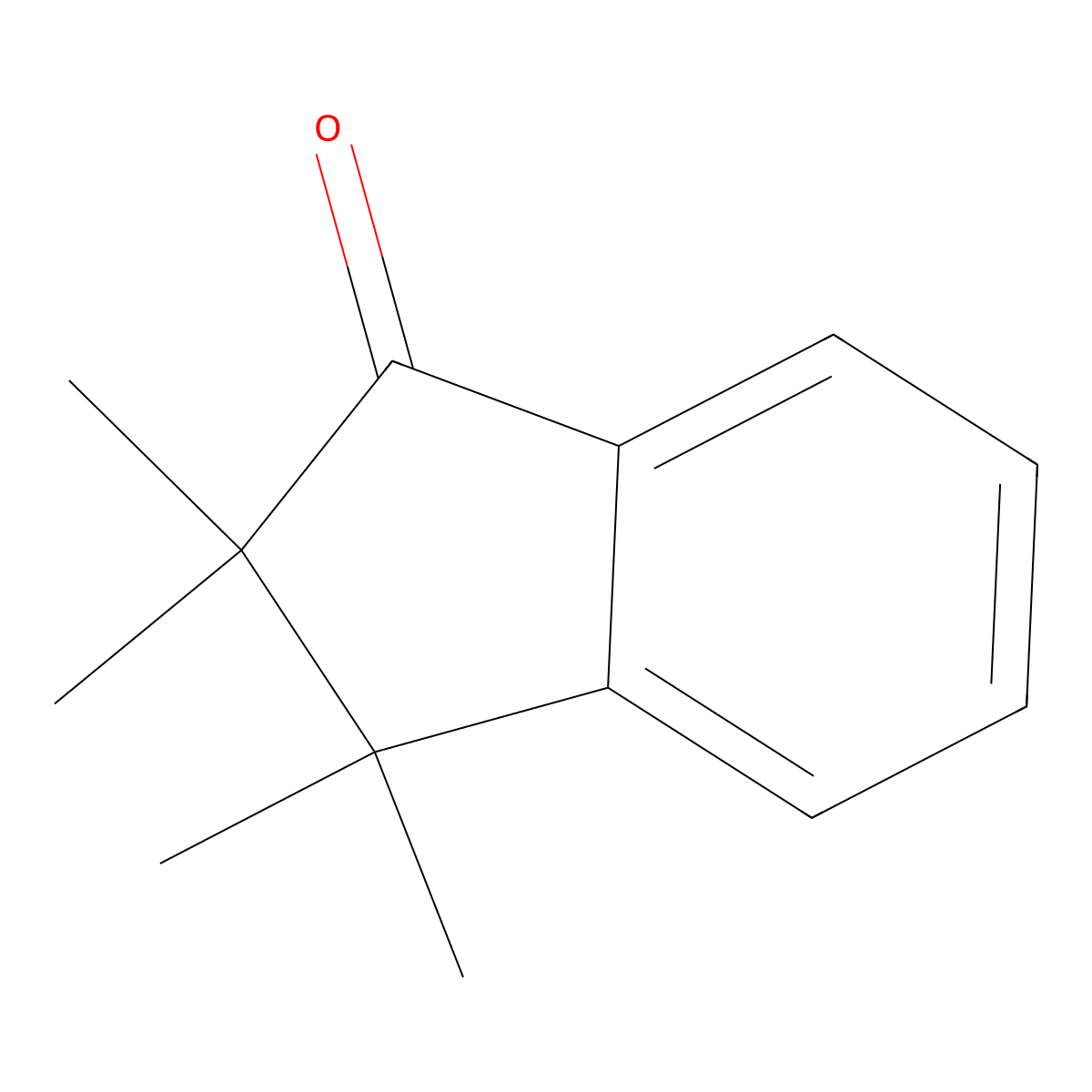 2,3-Dihydro-2,2,3,3-tetramethyl-1H-inden-1-one molecular structure, CAS 10474-33-6