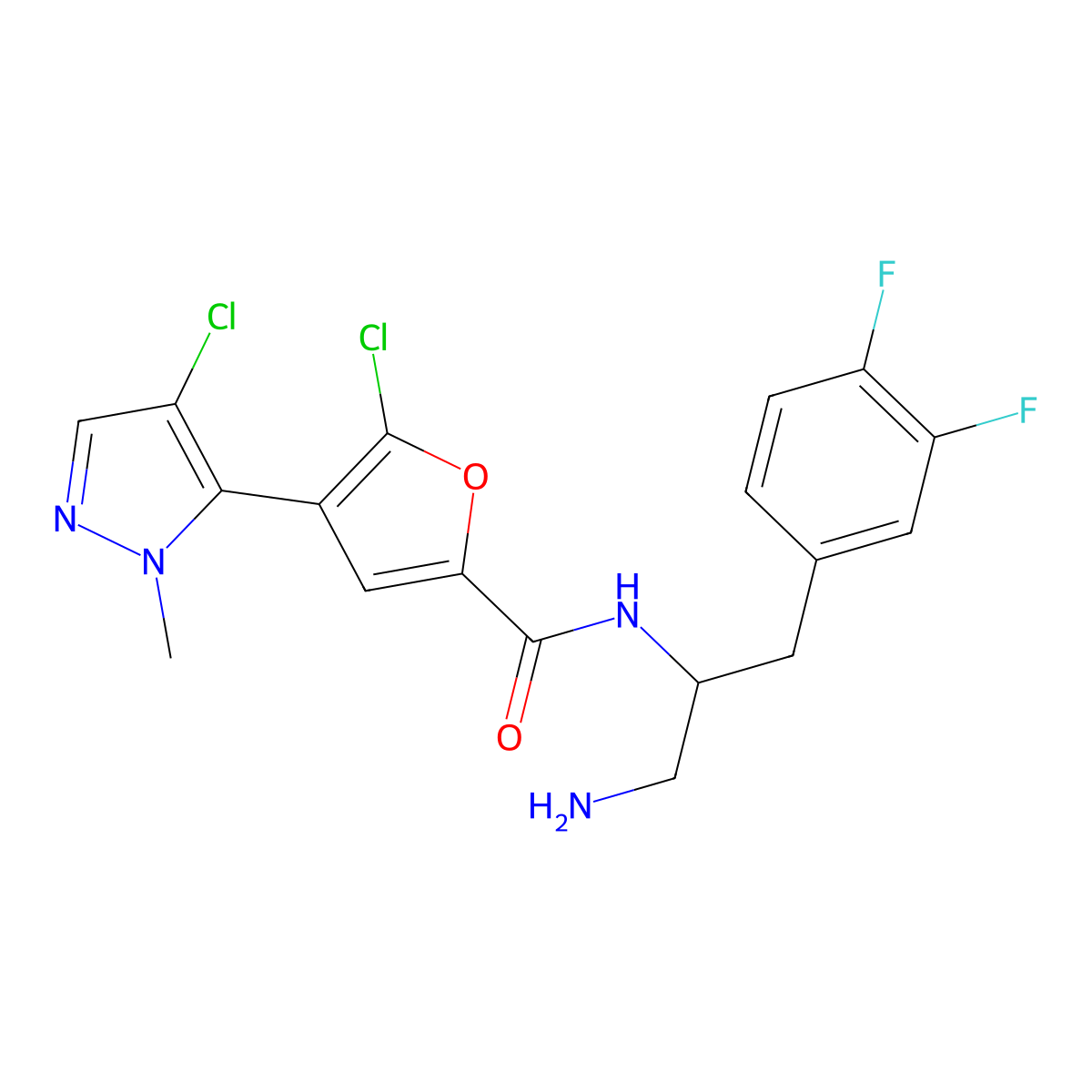 Uprosertib molecular structure, CAS 1047634-65-0