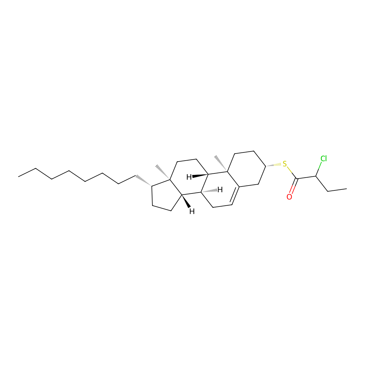 C31H51ClOS molecular structure, CAS 1047640-65-2