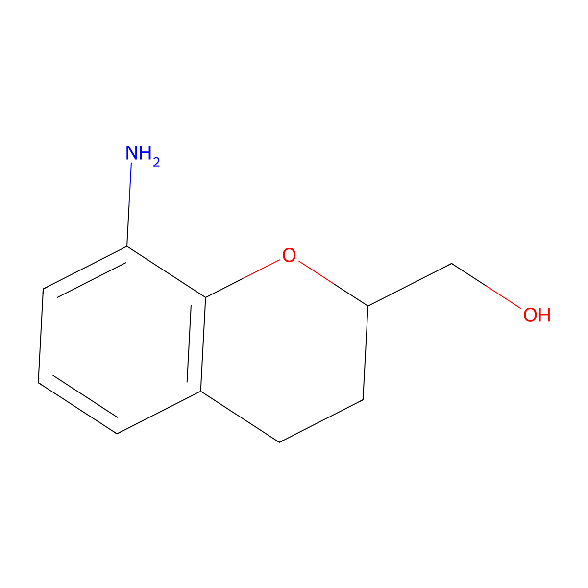 (8-Aminochroman-2-yl)methanol molecular structure, CAS 1047664-21-0