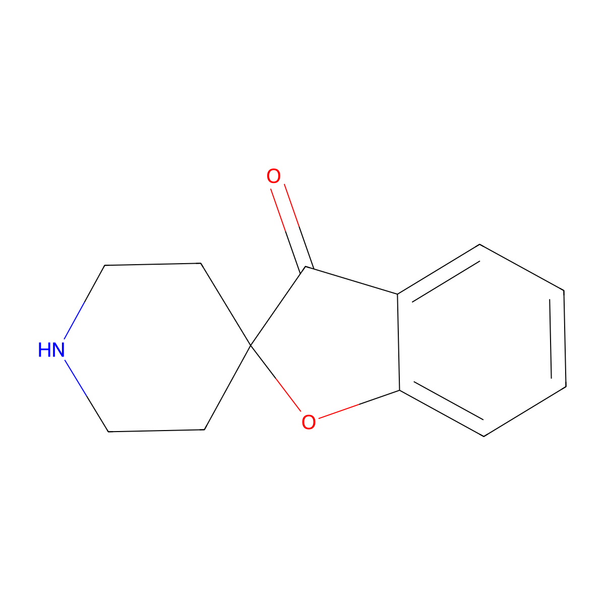 3h-Spiro[benzofuran-2,4'-piperidin]-3-one molecular structure, CAS 1047721-77-6
