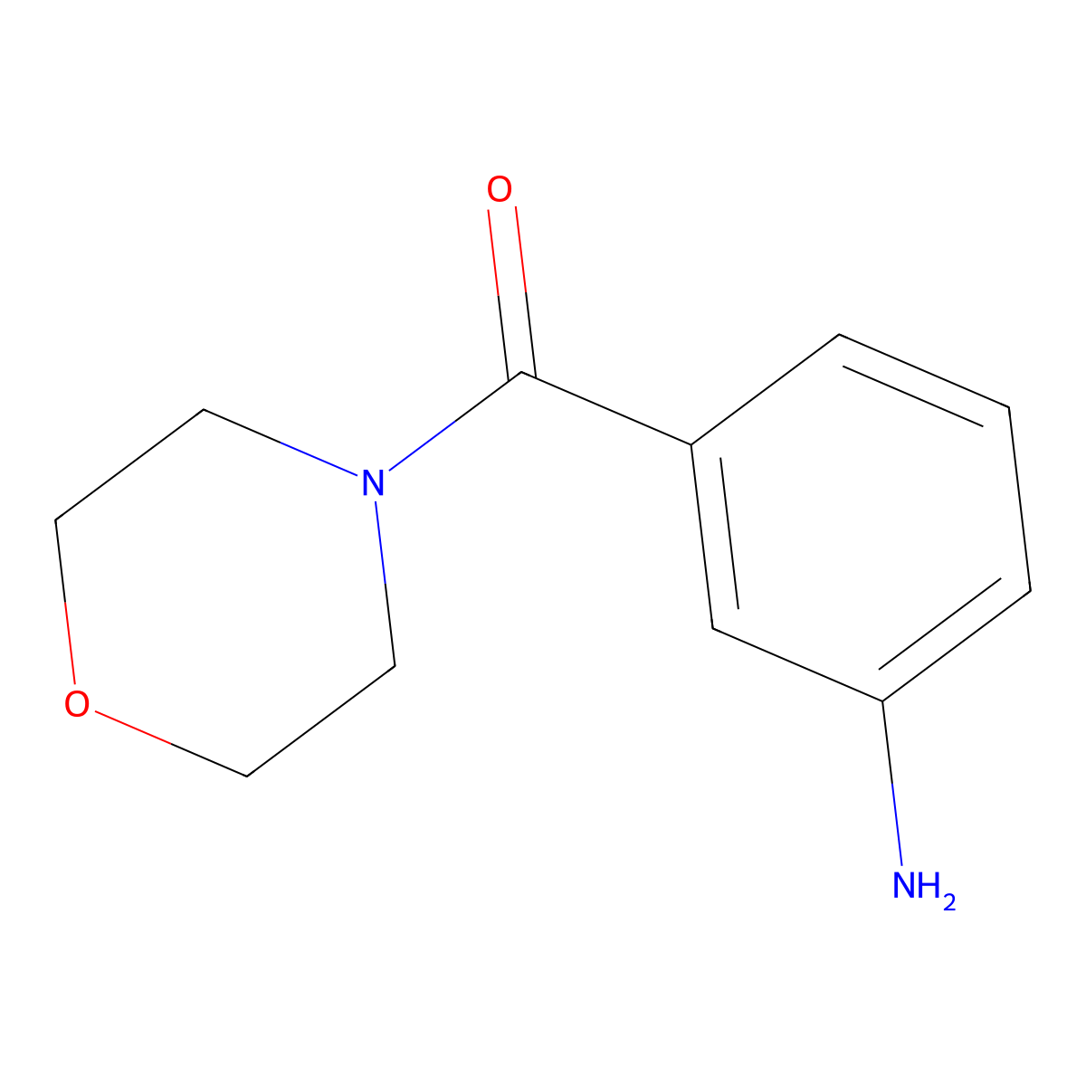 3-(Morpholine-4-carbonyl)aniline molecular structure, CAS 104775-65-7