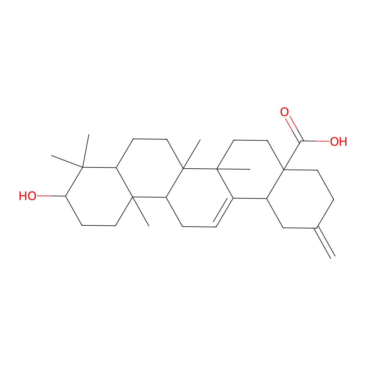 3-Epiakebonoic acid molecular structure, CAS 104777-61-9
