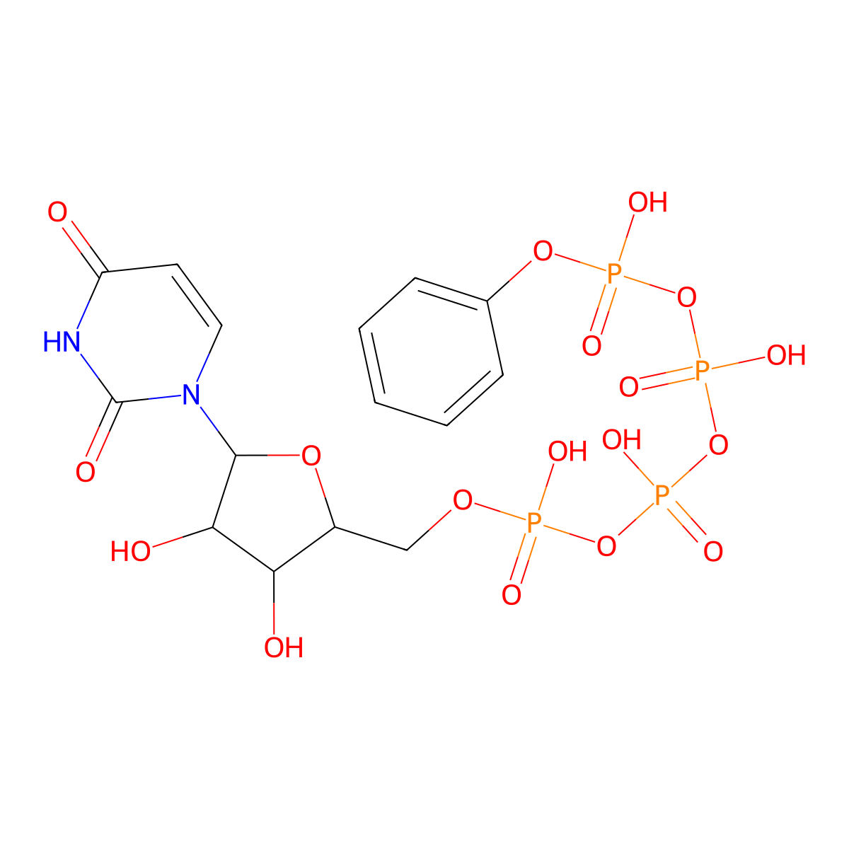 MRS 2768 tetrasodium salt molecular structure, CAS 1047980-83-5