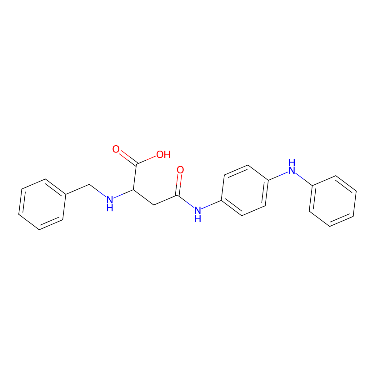 2-(Benzylamino)-4-oxo-4-((4-(phenylamino)phenyl)amino)butanoic acid molecular structure, CAS 1048005-94-2