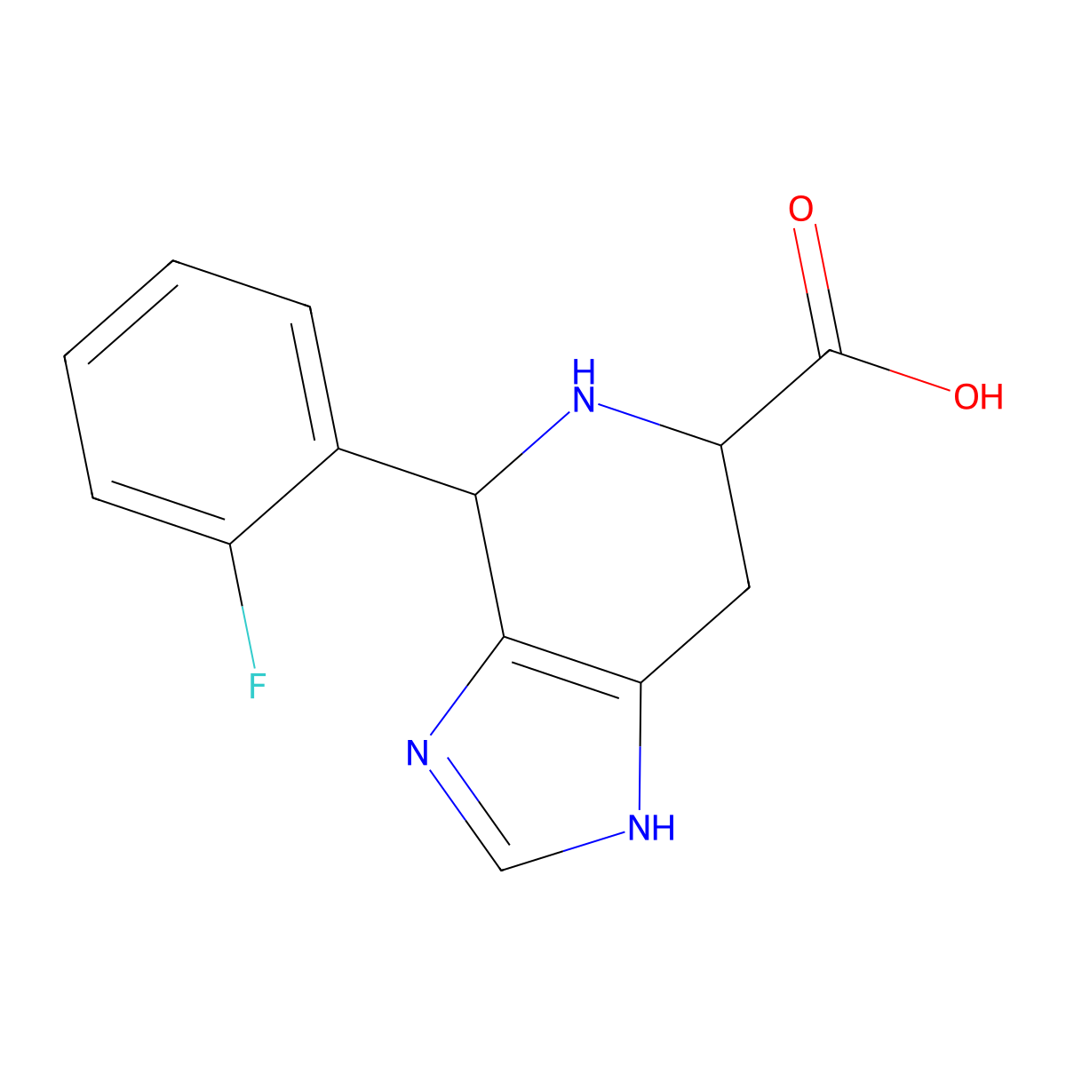 4-(2-Fluorophenyl)-3H,4H,5H,6H,7H-imidazo[4,5-c]pyridine-6-carboxylic acid molecular structure, CAS 1048031-77-1