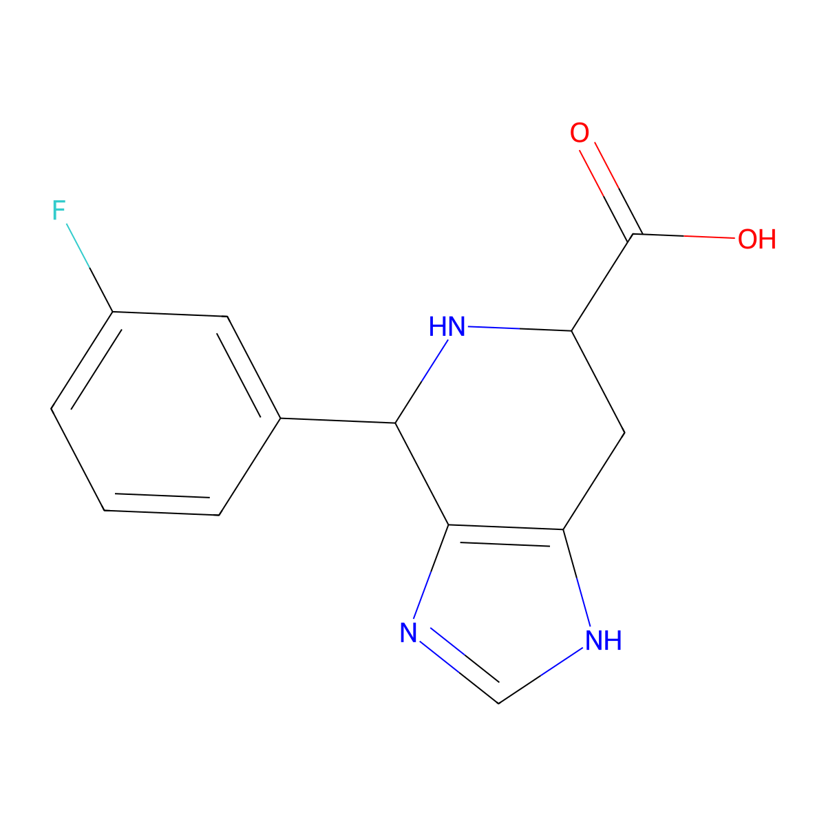4-(3-Fluorophenyl)-3H,4H,5H,6H,7H-imidazo[4,5-c]pyridine-6-carboxylic acid molecular structure, CAS 1048032-44-5
