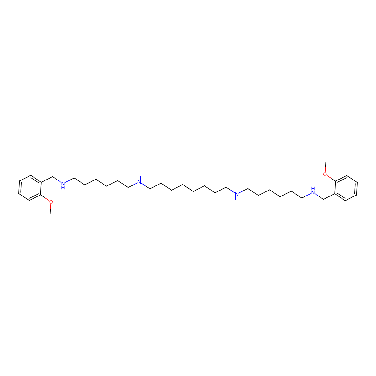Methoctramine free base molecular structure, CAS 104807-40-1