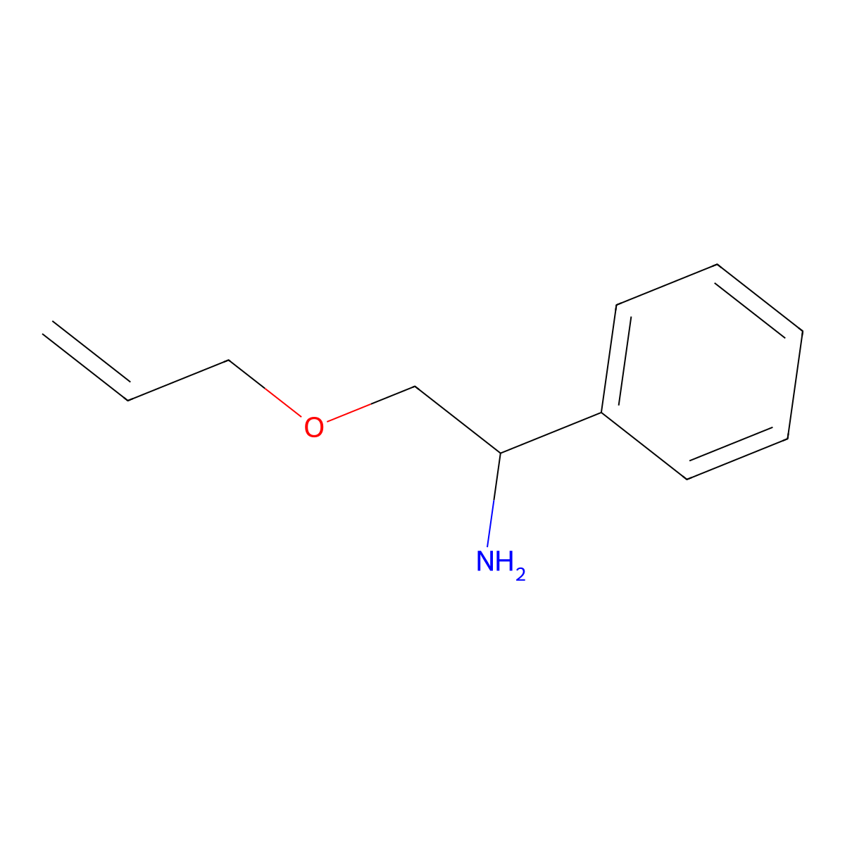 (1R)-2-Allyloxy-1-phenyl-ethanamine molecular structure, CAS 1048107-50-1