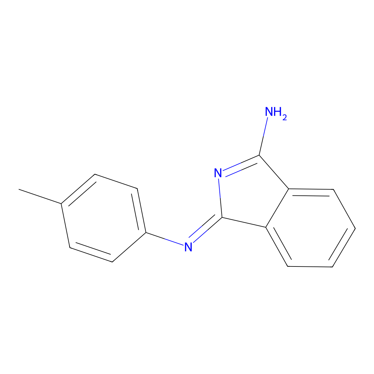 3-(4-Methylphenyl)iminoisoindol-1-amine molecular structure, CAS 104830-21-9