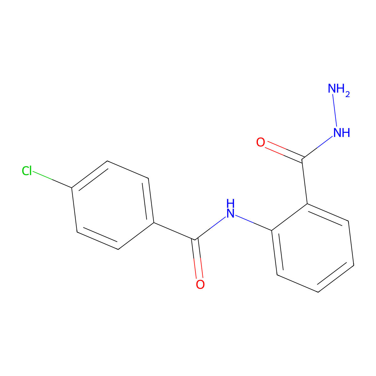 4-chloro-N-[2-(hydrazinecarbonyl)phenyl]benzamide molecular structure, CAS 104830-73-1