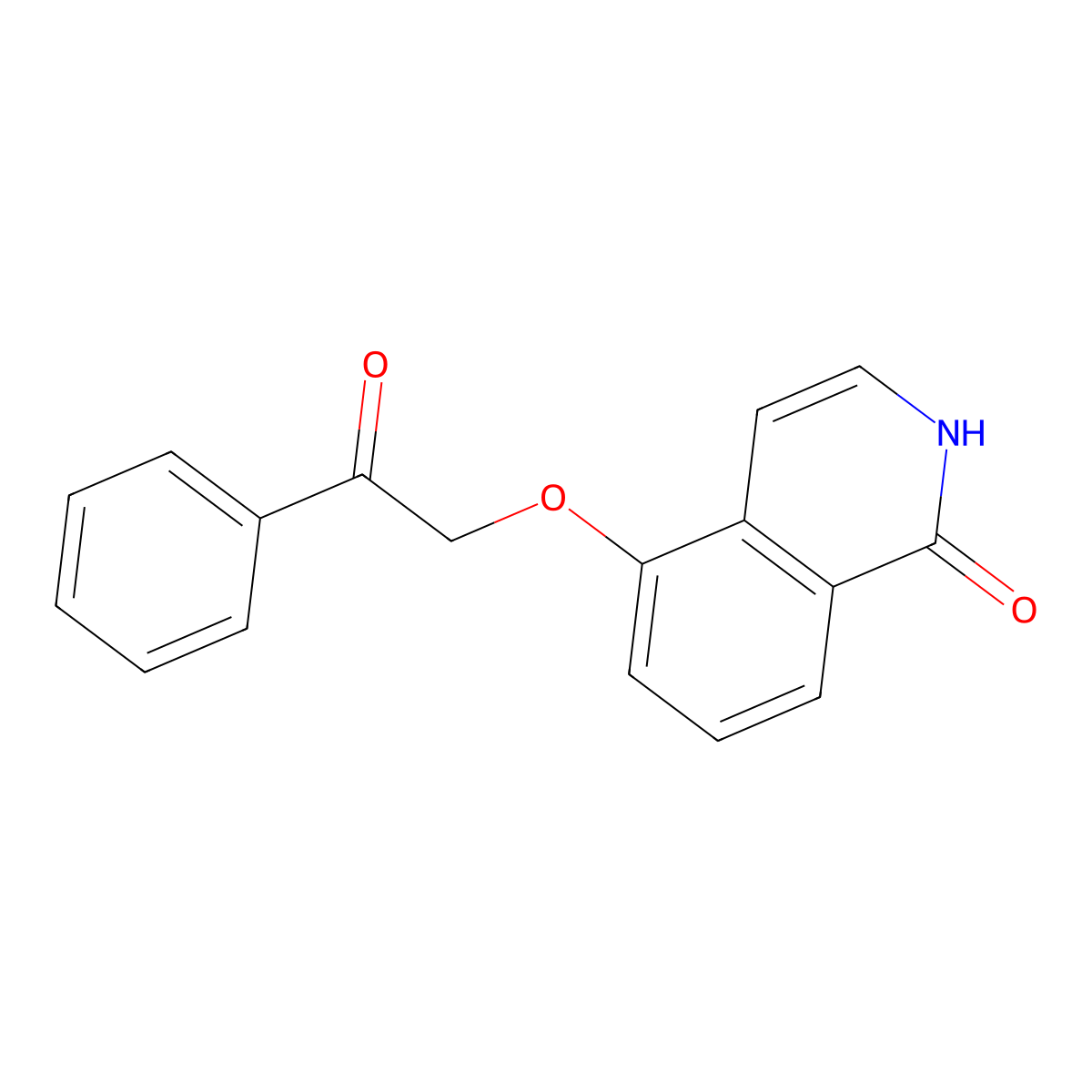 5-(2-oxo-2-phenylethoxy)isoquinolin-1(2H)-one molecular structure, CAS 1048371-03-4