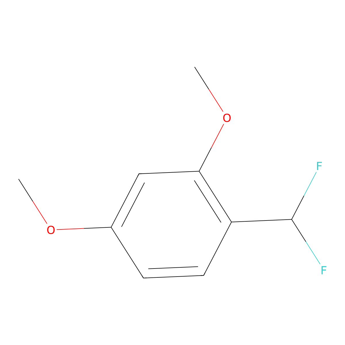 1-(Difluoromethyl)-2,4-dimethoxybenzene molecular structure, CAS 1048382-72-4