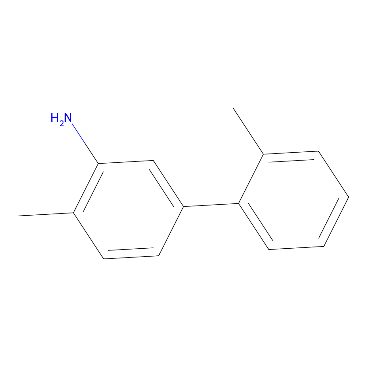 2-Methyl-5-(2-methylphenyl)aniline molecular structure, CAS 1048389-47-4