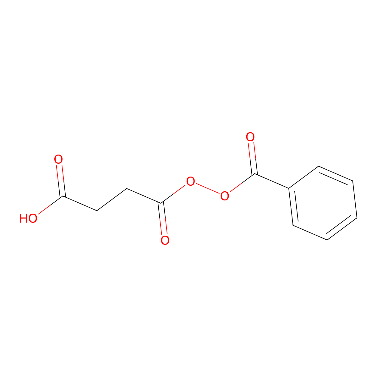4-(Benzoyldioxy)-4-oxobutyric acid molecular structure, CAS 10484-48-7