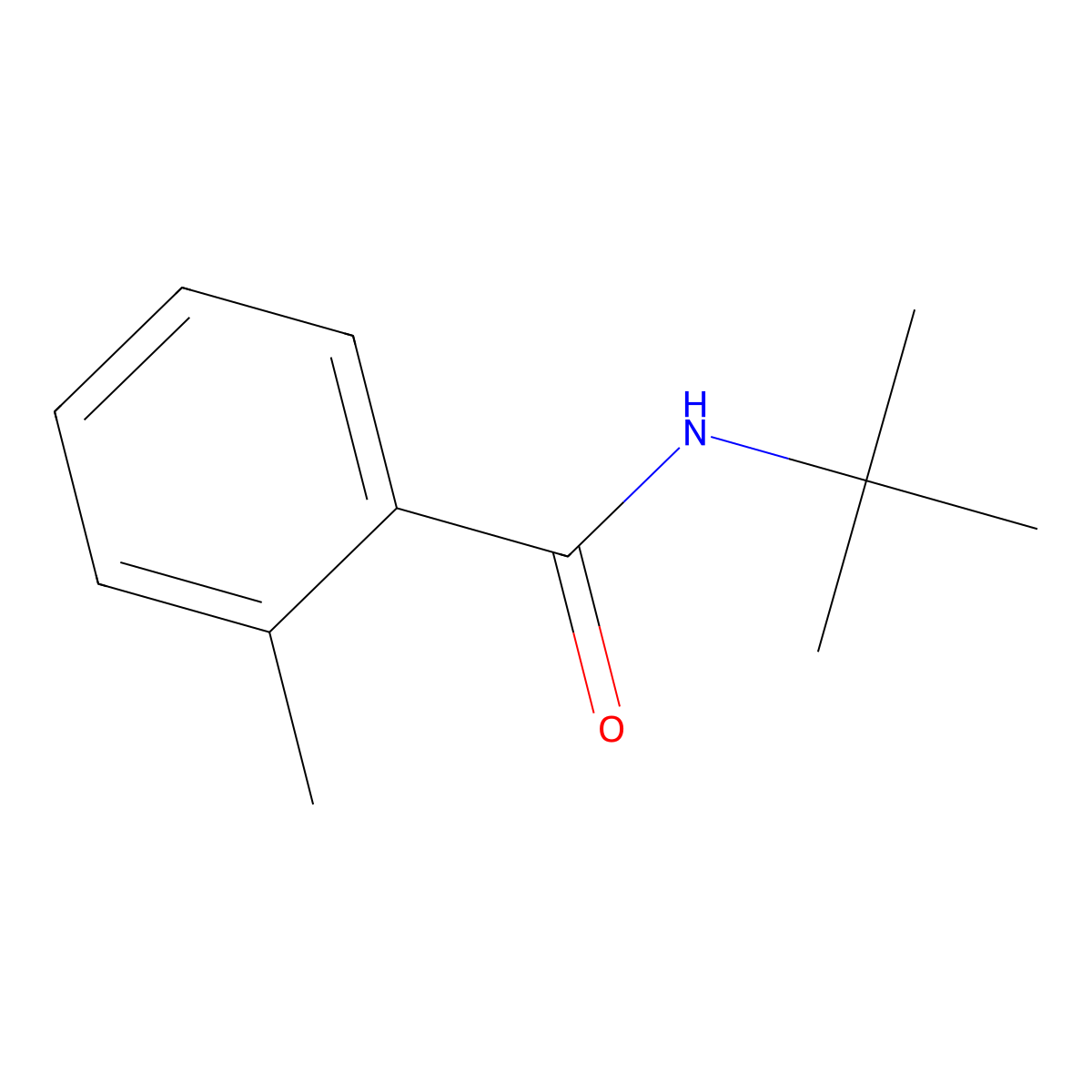 N-T-Butyl-2-methylbenzamide molecular structure, CAS 104847-07-6