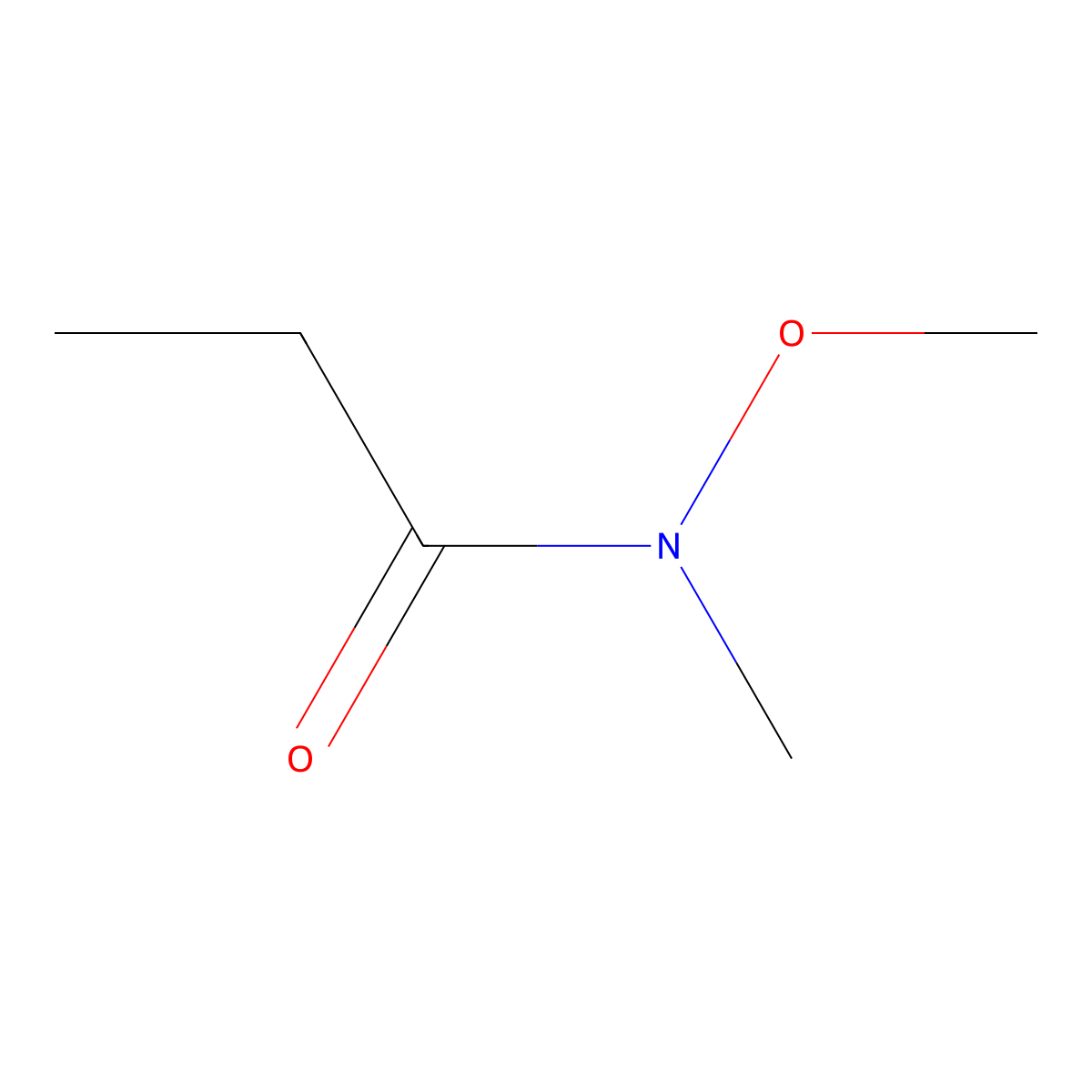 N-Methoxy-N-methylpropionamide molecular structure, CAS 104863-65-2