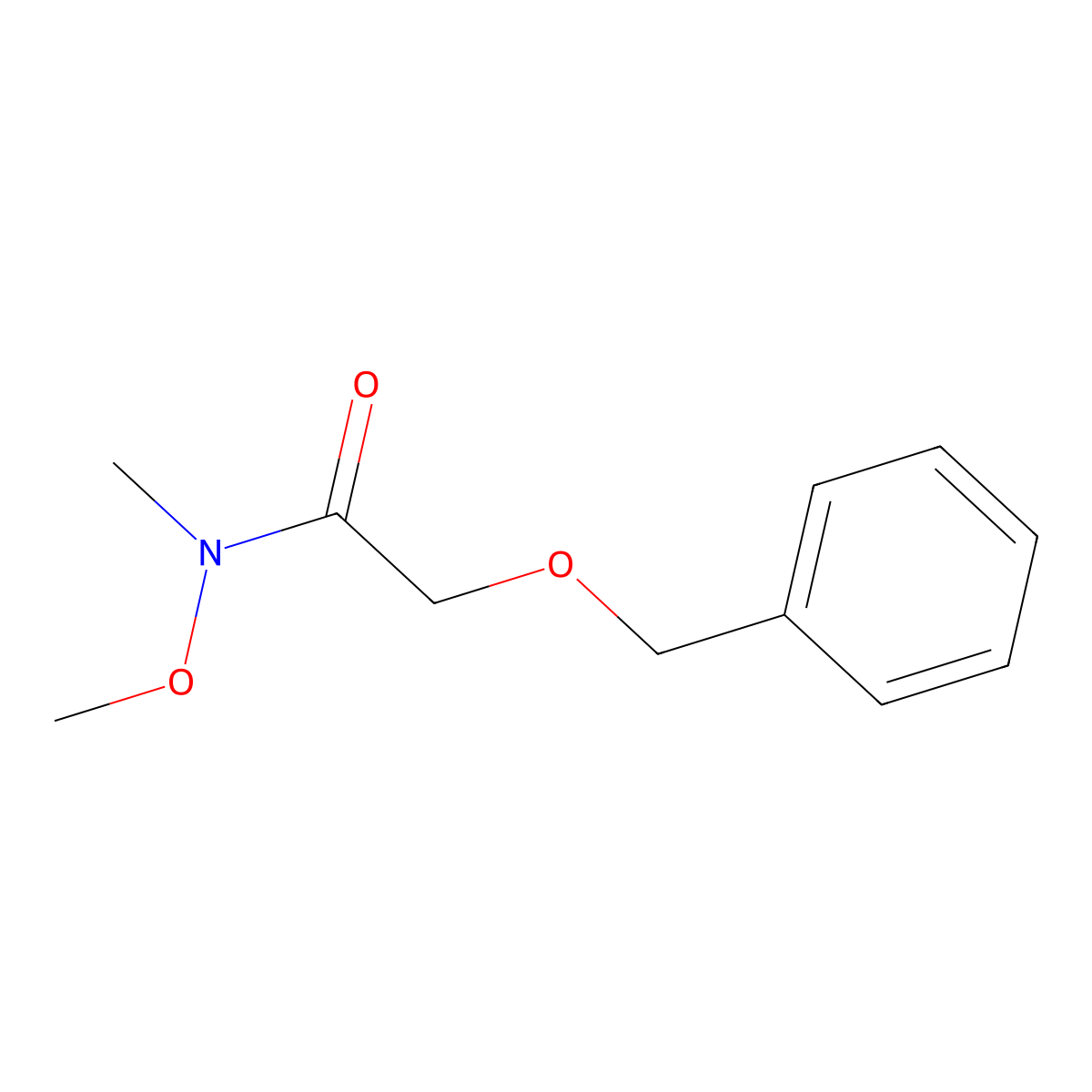 2-(Benzyloxy)-N-methoxy-N-methylacetamide molecular structure, CAS 104863-68-5