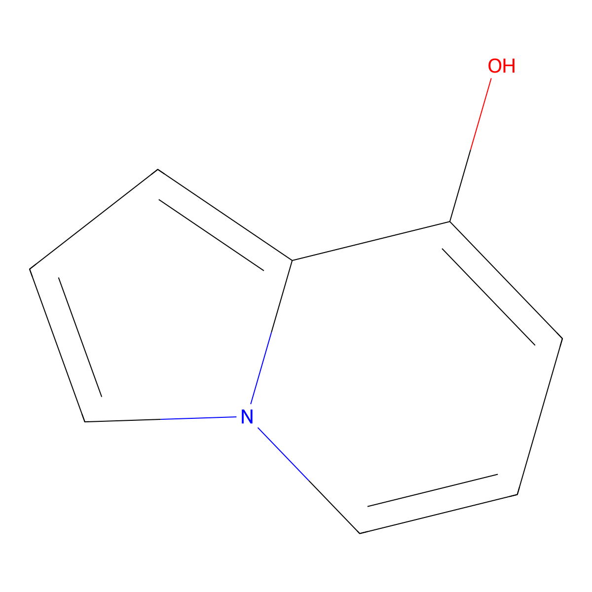 Indolizin-8-ol molecular structure, CAS 1048660-82-7