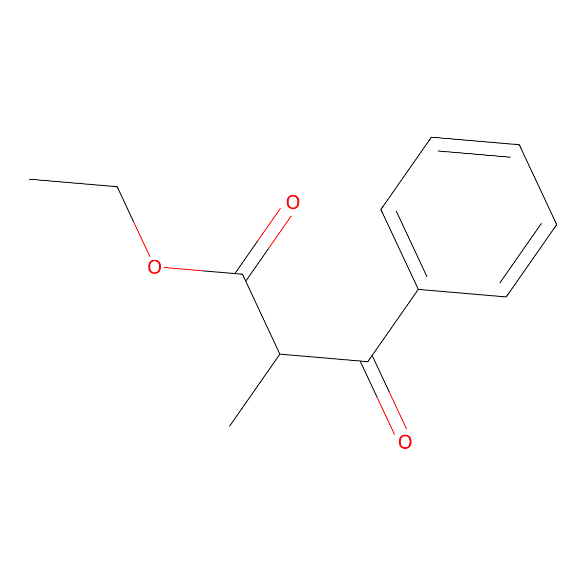 Propionic acid, 2-benzoyl-, ethyl ester molecular structure, CAS 10488-87-6