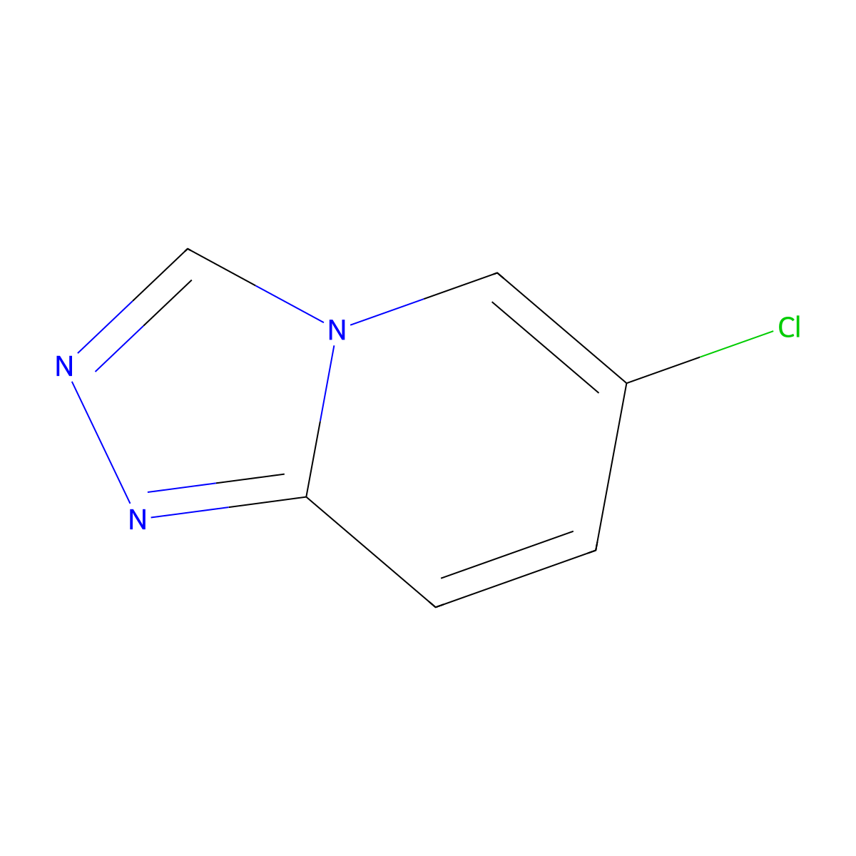 6-Chloro-[1,2,4]triazolo[4,3-a]pyridine molecular structure, CAS 1048913-70-7