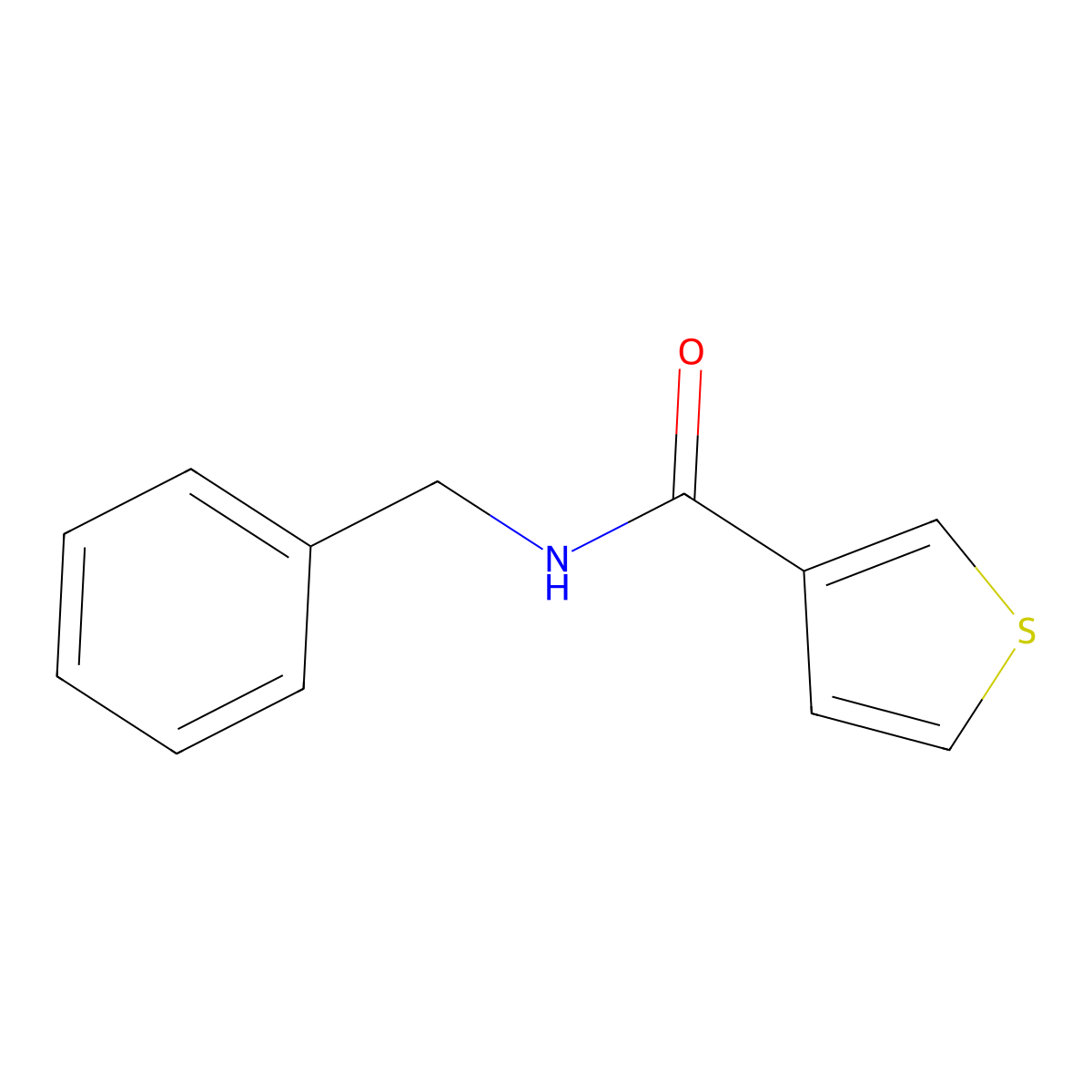 N-Benzylthiophene-3-carboxamide molecular structure, CAS 1048915-76-9