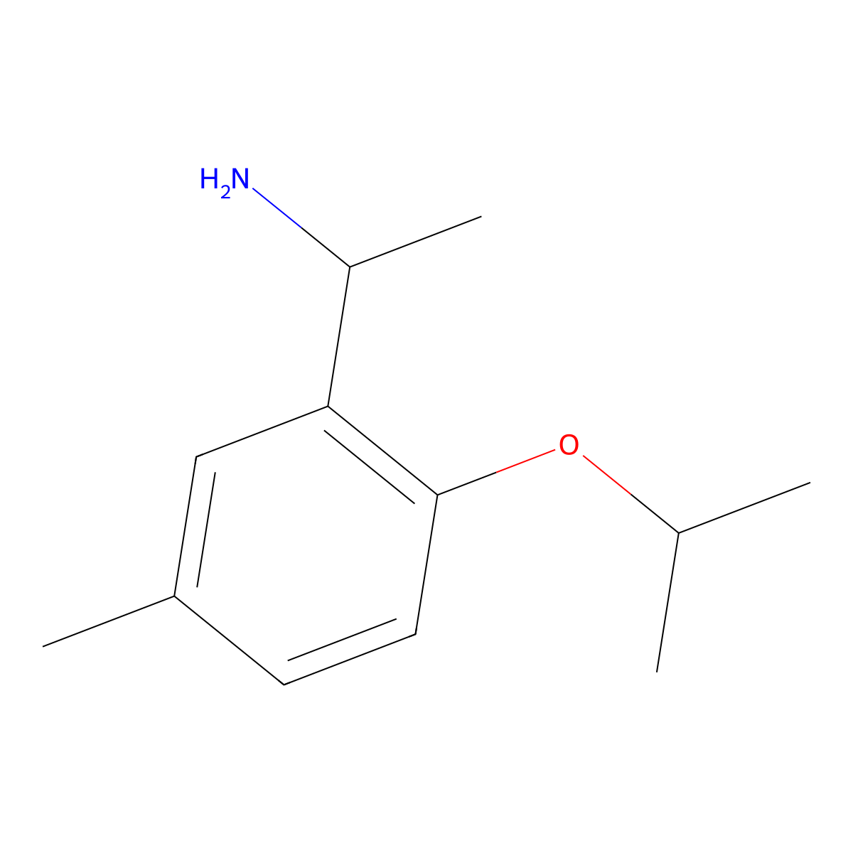1-(2-Isopropoxy-5-methyl-phenyl)-ethylamine molecular structure, CAS 1048916-98-8