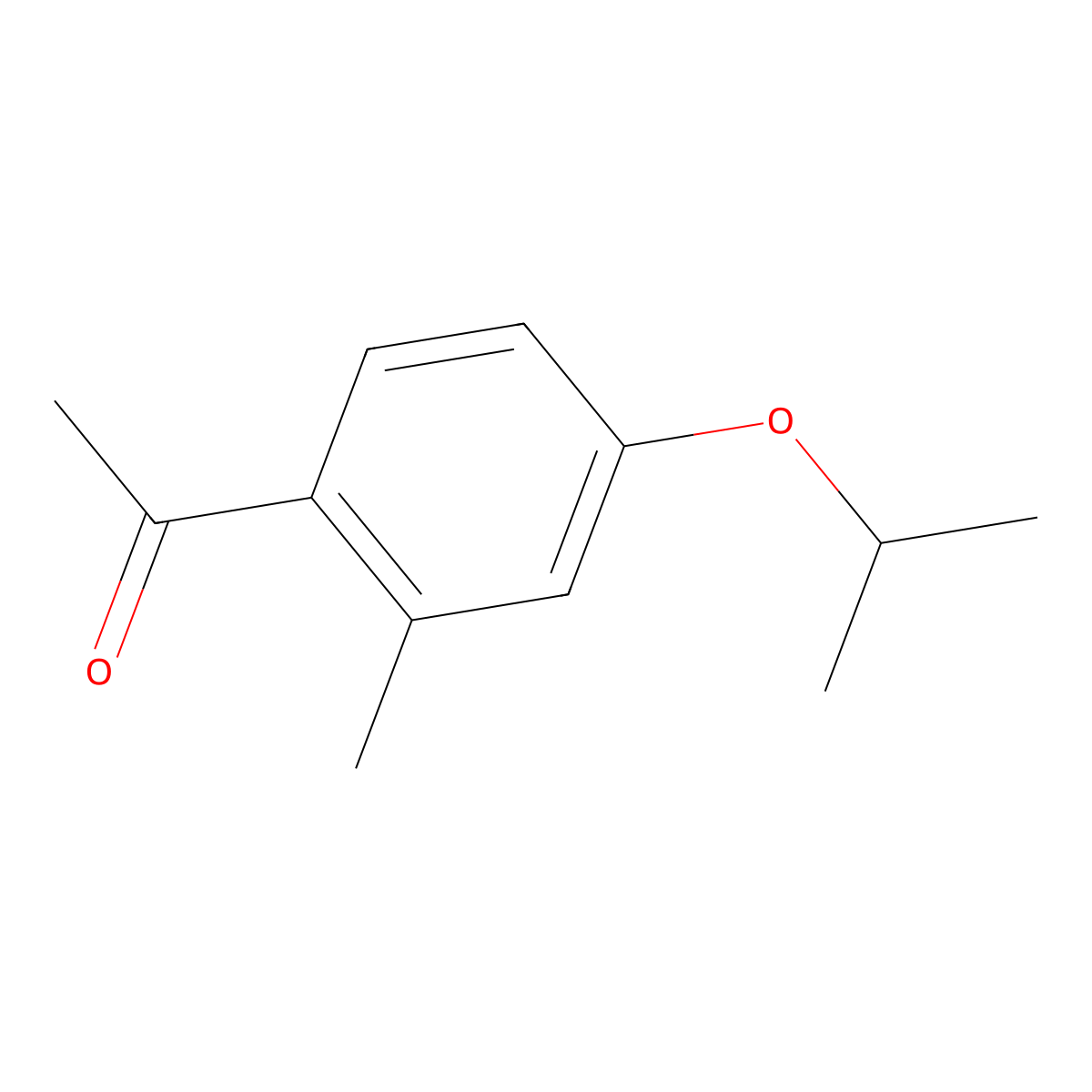 1-(4-Isopropoxy-2-methylphenyl)ethanone molecular structure, CAS 1048917-54-9