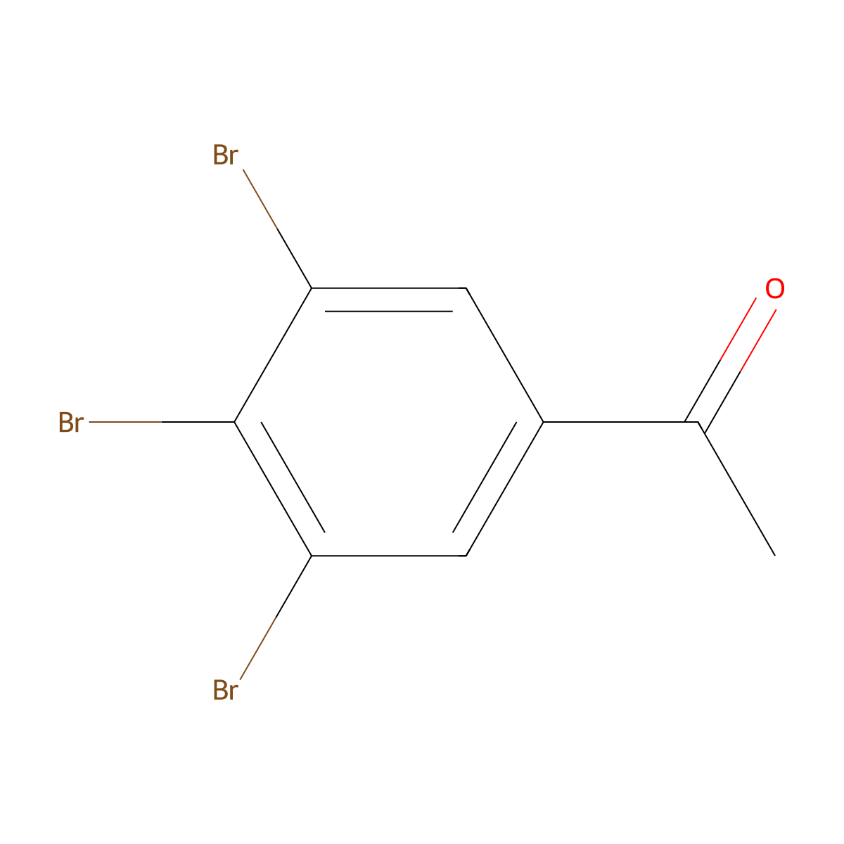 Ethanone, 1-(3,4,5-tribromophenyl)- molecular structure, CAS 104892-58-2