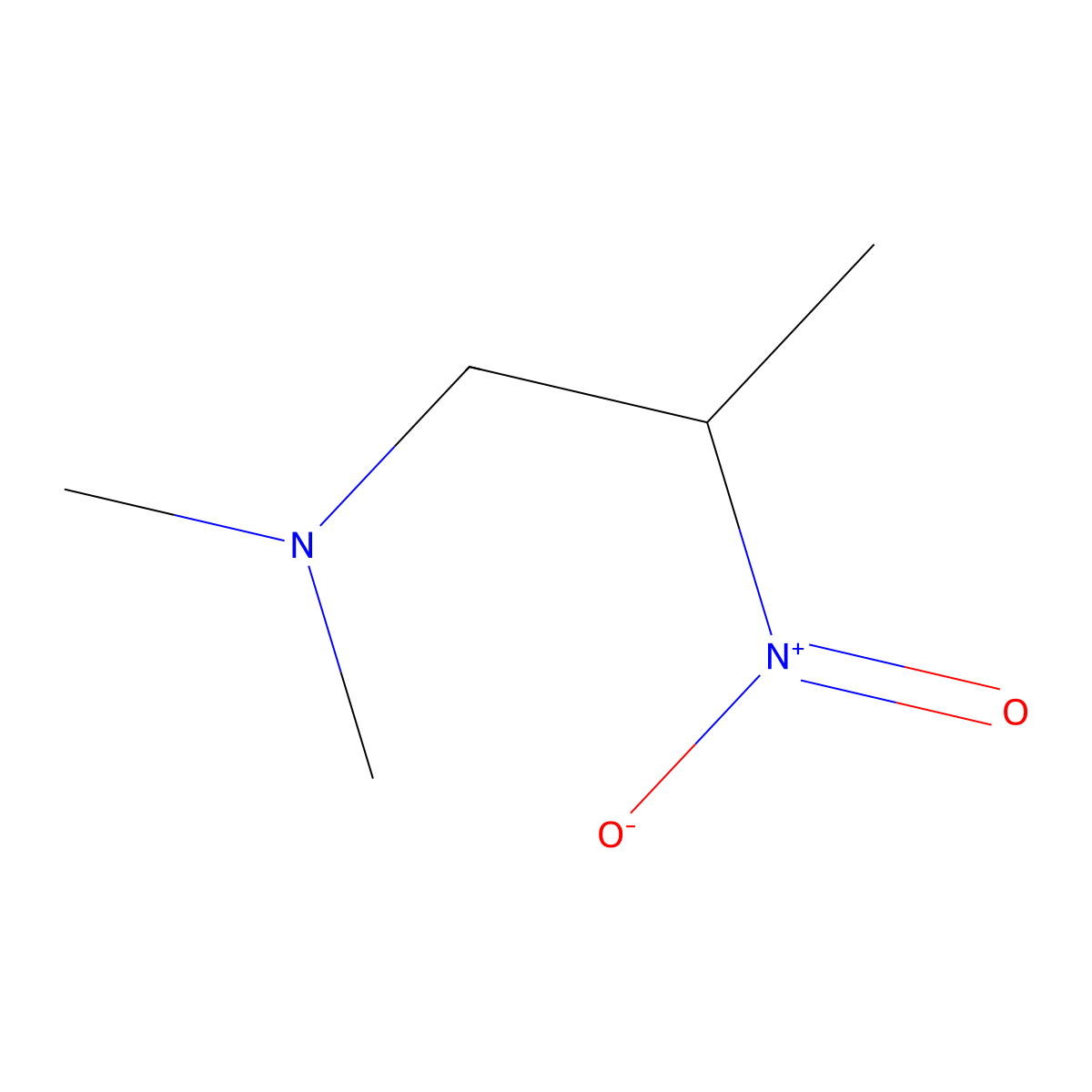 1-Propanamine, N,N-dimethyl-2-nitro- molecular structure, CAS 104892-72-0