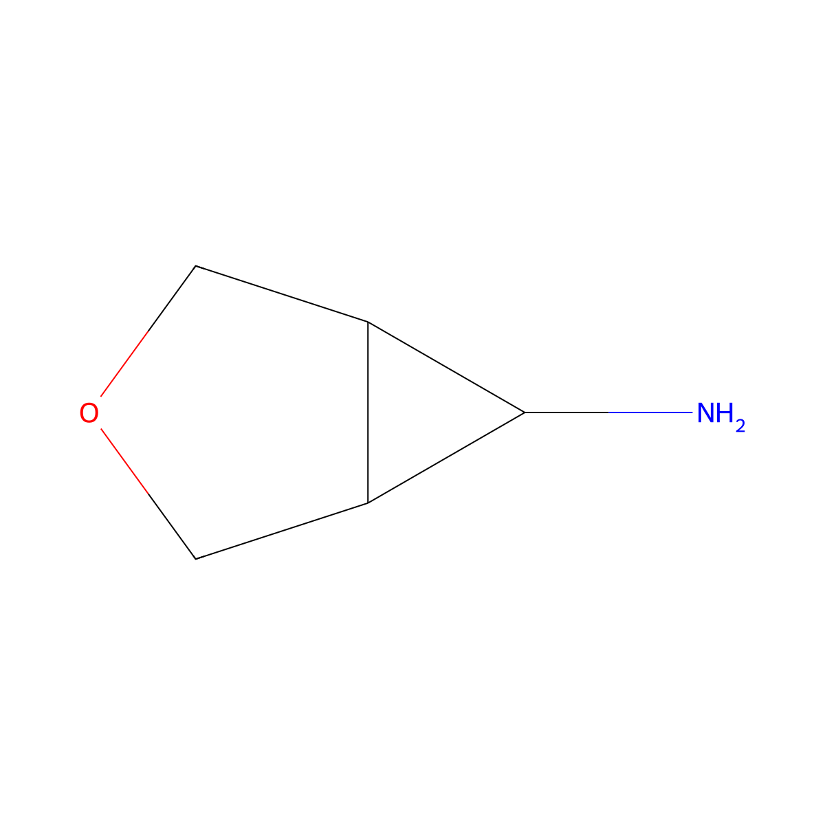 (1S,5S)-3-oxabicyclo[3.1.0]hexan-6-amine molecular structure, CAS 1048962-48-6