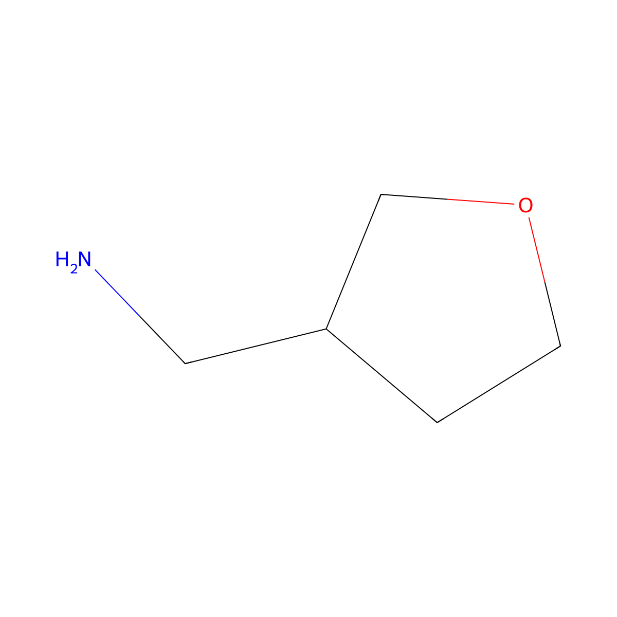 (R)-1-Tetrahydrofuran-3-ylmethanamine molecular structure, CAS 1048962-82-8