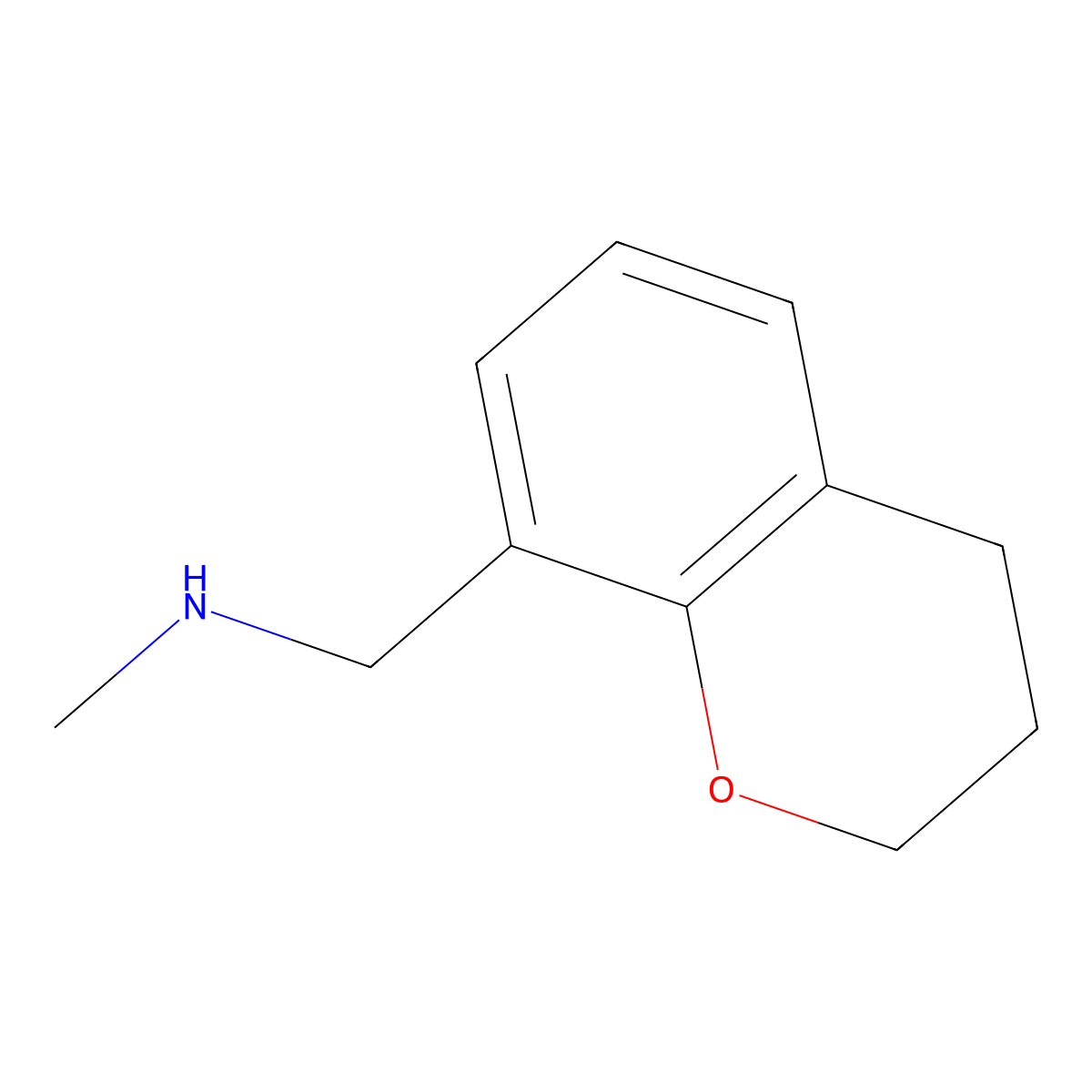 N-methyl-(chroman-8-ylmethyl)amine molecular structure, CAS 1048970-16-6
