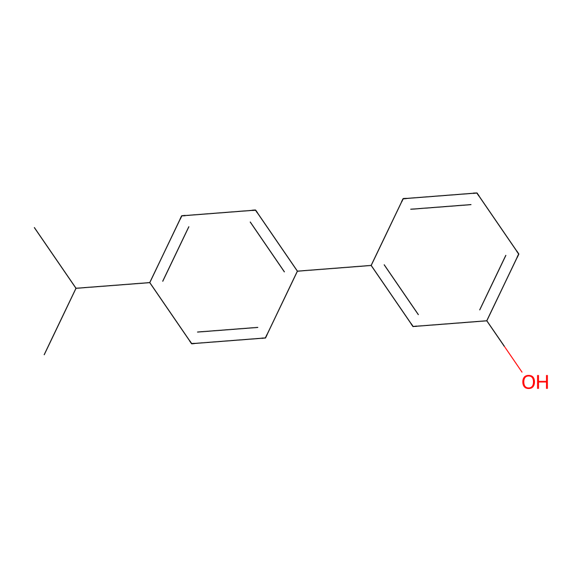 4'-Isopropyl-[1,1'-biphenyl]-3-ol molecular structure, CAS 1049036-28-3