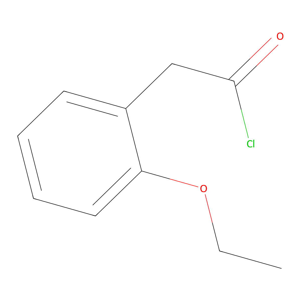 2-(2-Ethoxyphenyl)acetyl chloride molecular structure, CAS 1049093-89-1