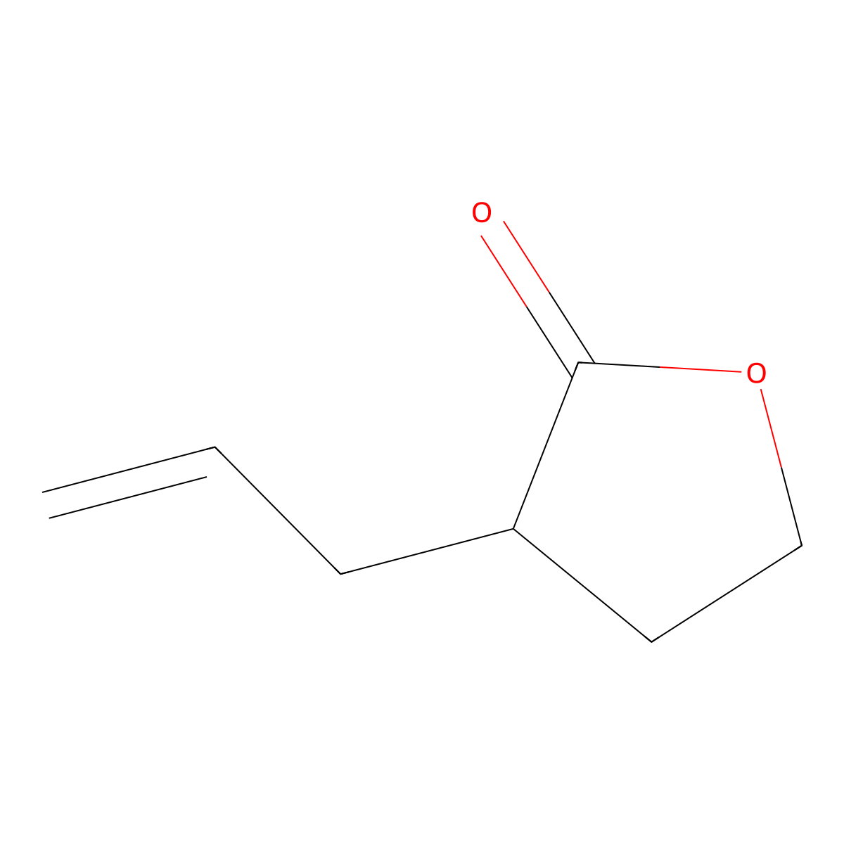 3-(Prop-2-en-1-yl)oxolan-2-one molecular structure, CAS 10491-63-1