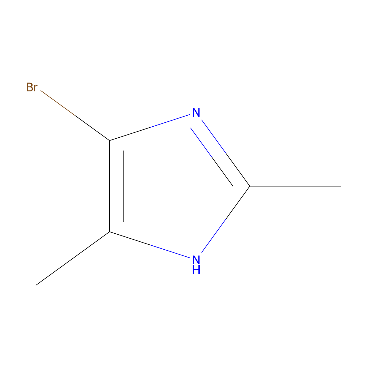 4-bromo-2,5-dimethyl-1H-imidazole molecular structure, CAS 1049118-07-1