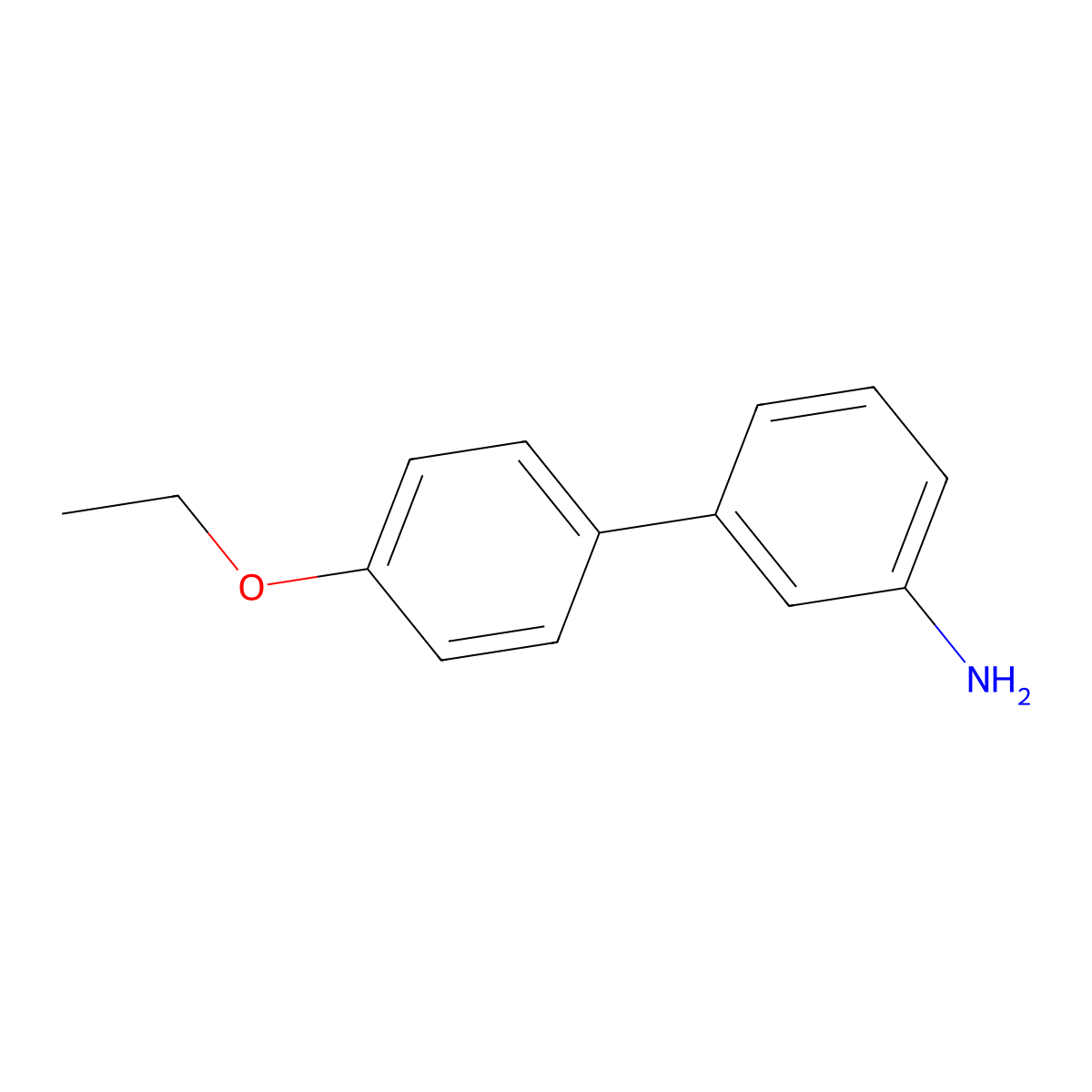 4'-Ethoxy-biphenyl-3-ylamine molecular structure, CAS 1049118-25-3